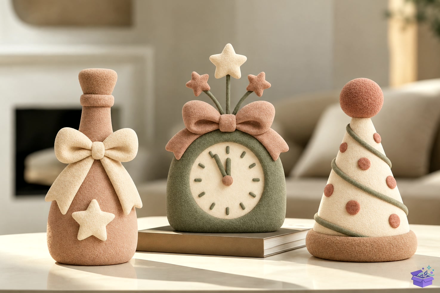 STL 3D Baskı New Year Decor - 3D Baskı ve Model Dosyası (STL, OBJ, 3MF) - detaylı önizleme 3