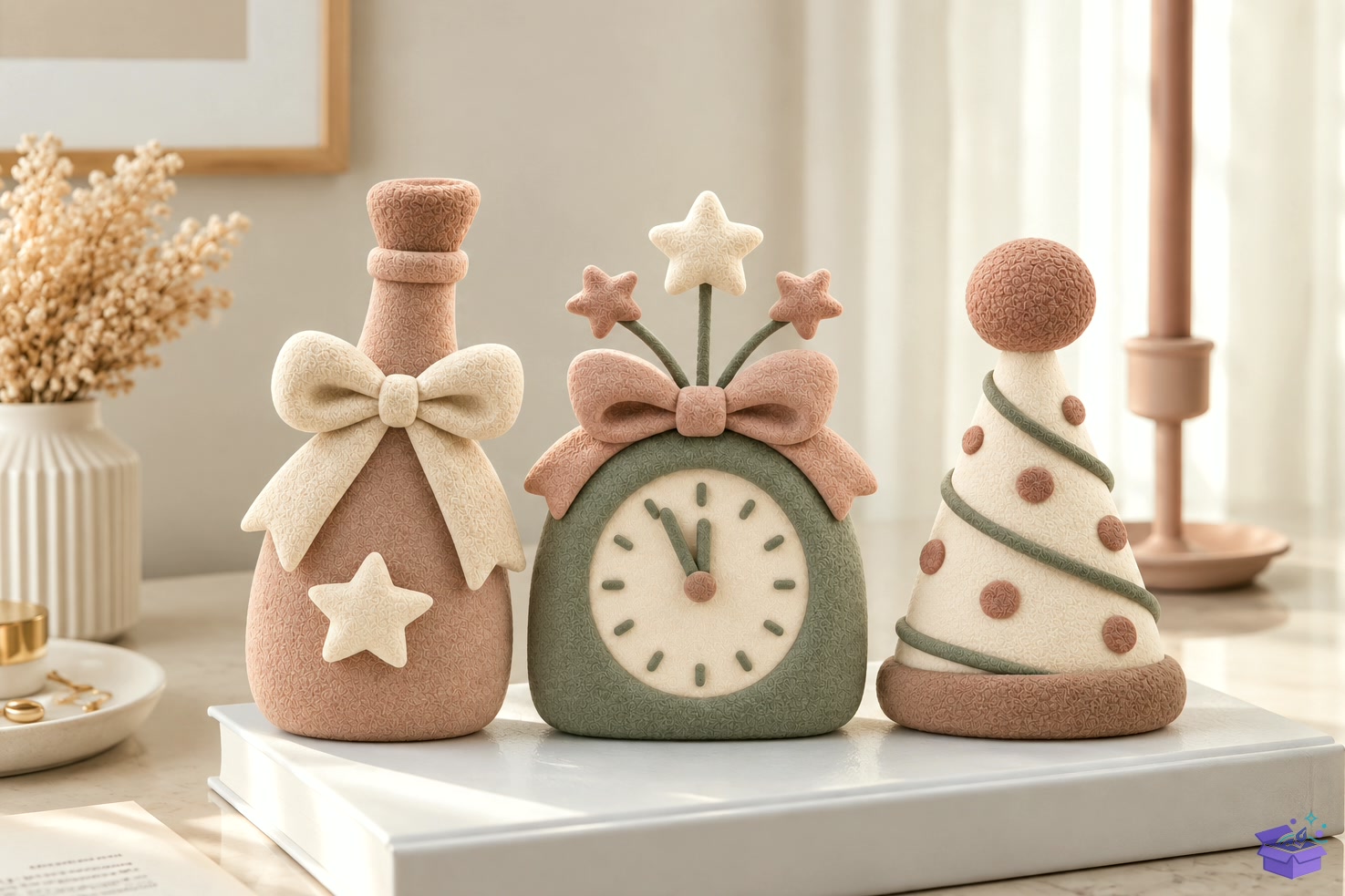 STL 3D Baskı New Year Decor - 3D Baskı ve Model Dosyası (STL, OBJ, 3MF) - detaylı önizleme 5