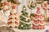 Örgü Görünümlü Yılbaşı Ağacı - 3D Baskı ve Model Dosyası (STL) - detaylı önizleme 2