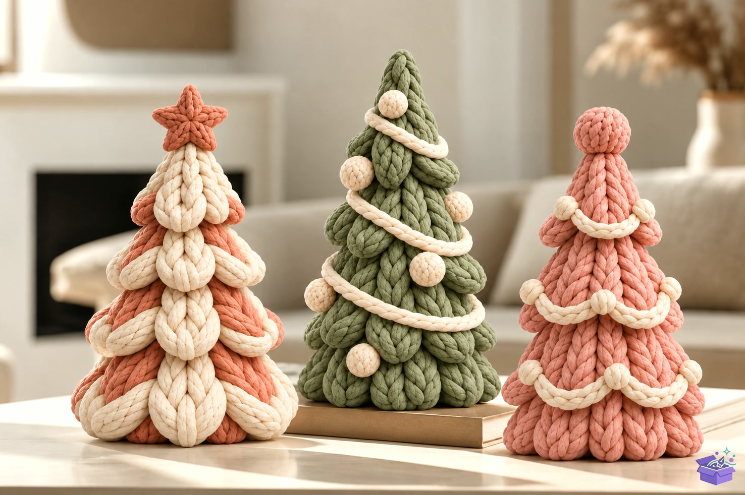 Knitted Yılbaşı Ağacı STL 3D Baskı - 3D Baskı ve Model Dosyası (STL, OBJ, 3MF) - detaylı önizleme 3