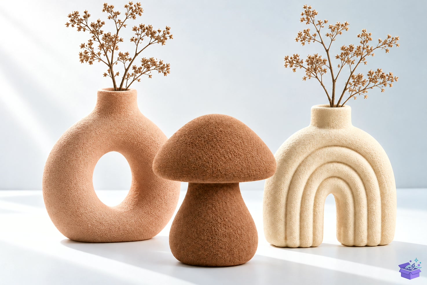 STL 3D Baskı Minimalist Vazo Tasarımı Decor - 3D Baskı ve Model Dosyası (STL, OBJ, 3MF) - detaylı önizleme 2