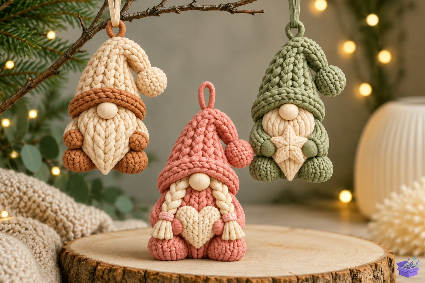 Knitted Gnome Süs STL 3D Baskı - 3D Baskı ve Model Dosyası (STL, OBJ, 3MF) - detaylı önizleme 3