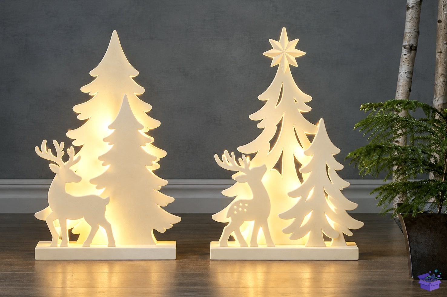 Yılbaşı Geyik Forest Light STL - 3D Baskı ve Model Dosyası (STL, OBJ, 3MF) - detaylı önizleme 4