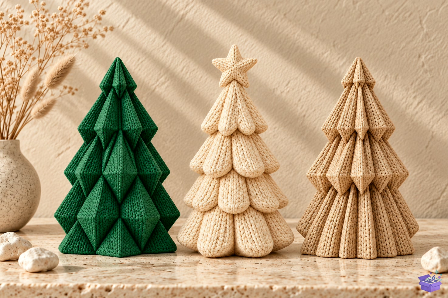 STL 3D Knitted Yılbaşı Ağacı STL - 3D Baskı ve Model Dosyası (STL, OBJ, 3MF) - detaylı önizleme 2