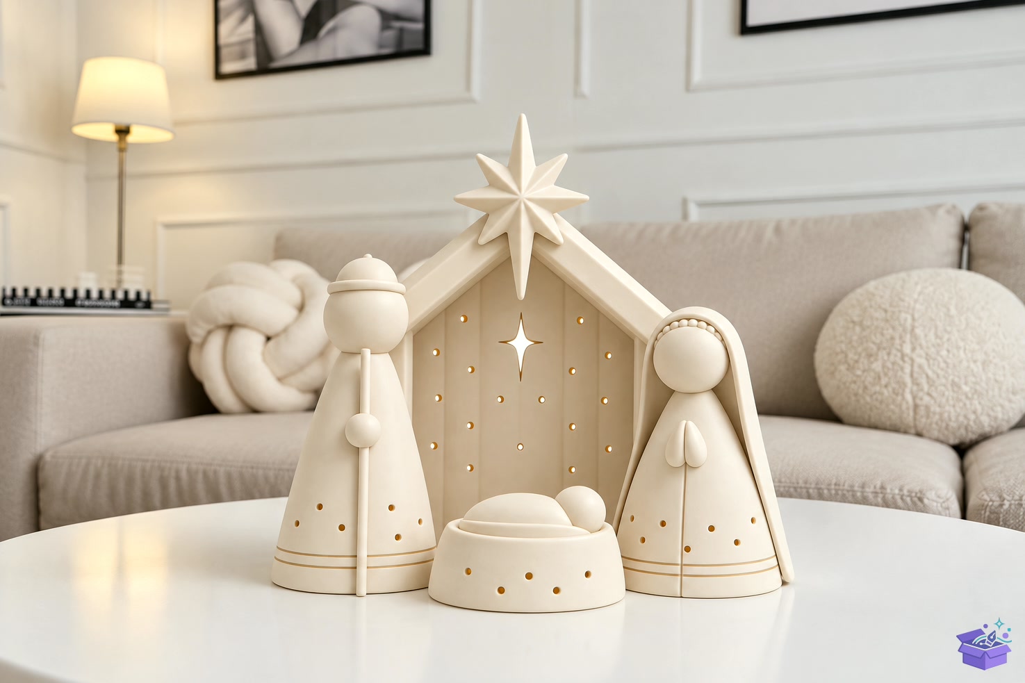 STL 3D Baskı Nativity Scene - 3D Baskı ve Model Dosyası (STL, OBJ, 3MF) - detaylı önizleme 2