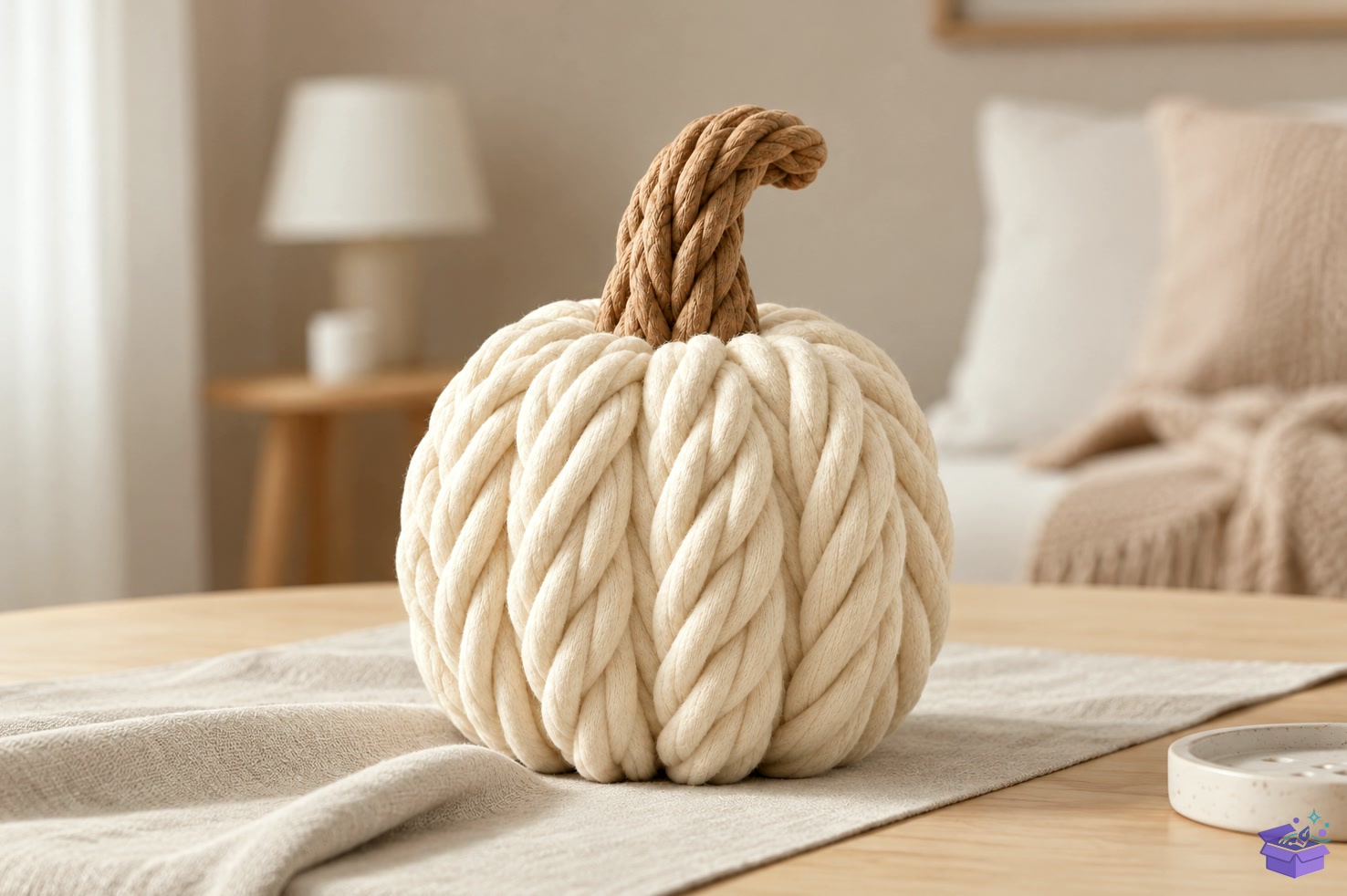 Chunky Knit Pumpkin STL Decor - 3D Baskı ve Model Dosyası (STL, OBJ, 3MF) - detaylı önizleme 2