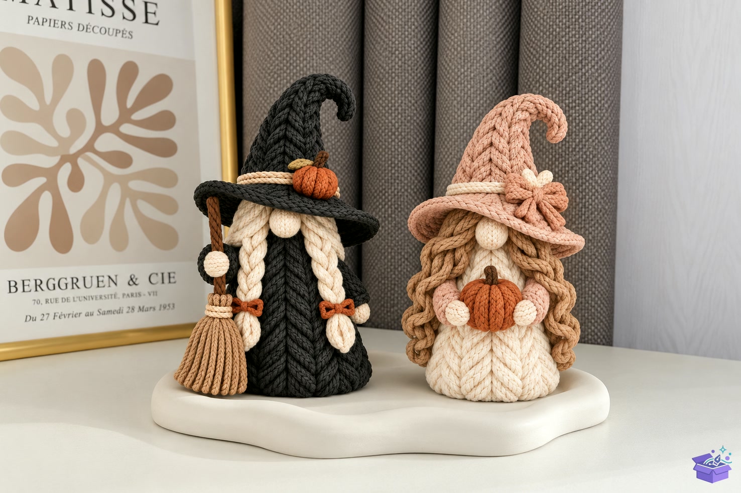 Knitted Witch Gnome STL 3D - 3D Baskı ve Model Dosyası (STL, OBJ, 3MF) - 3D Baskı  İndir (STL, OBJ, 3MF)