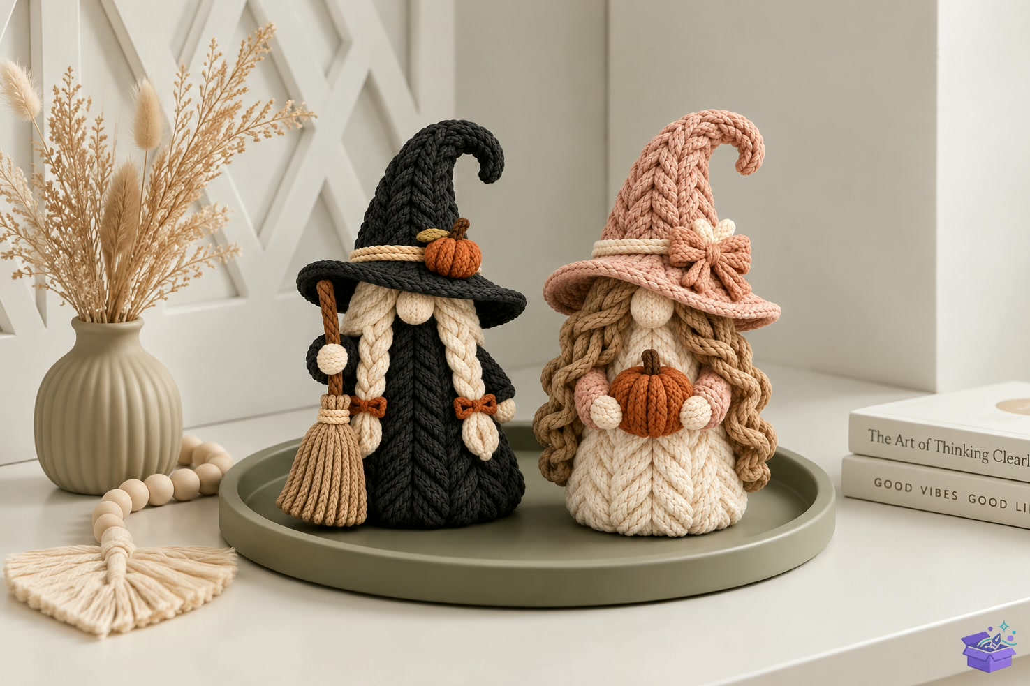 Knitted Witch Gnome STL 3D - 3D Baskı ve Model Dosyası (STL, OBJ, 3MF) - detaylı önizleme 3