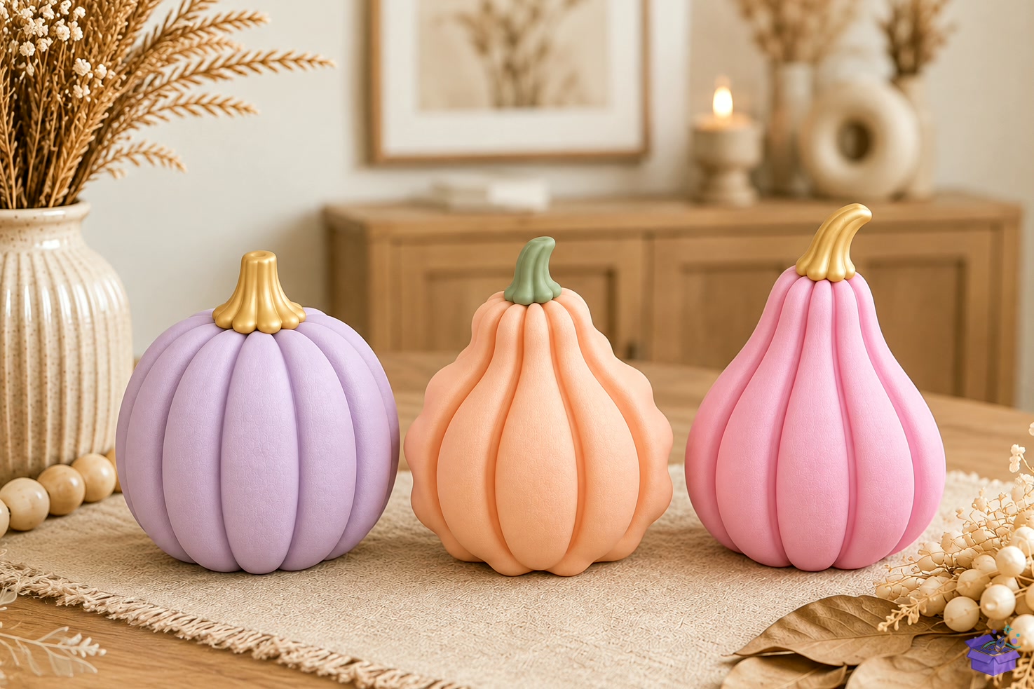 3D STL Printable Pumpkin Decor - 3D Baskı ve Model Dosyası (STL, OBJ, 3MF) - detaylı önizleme 2