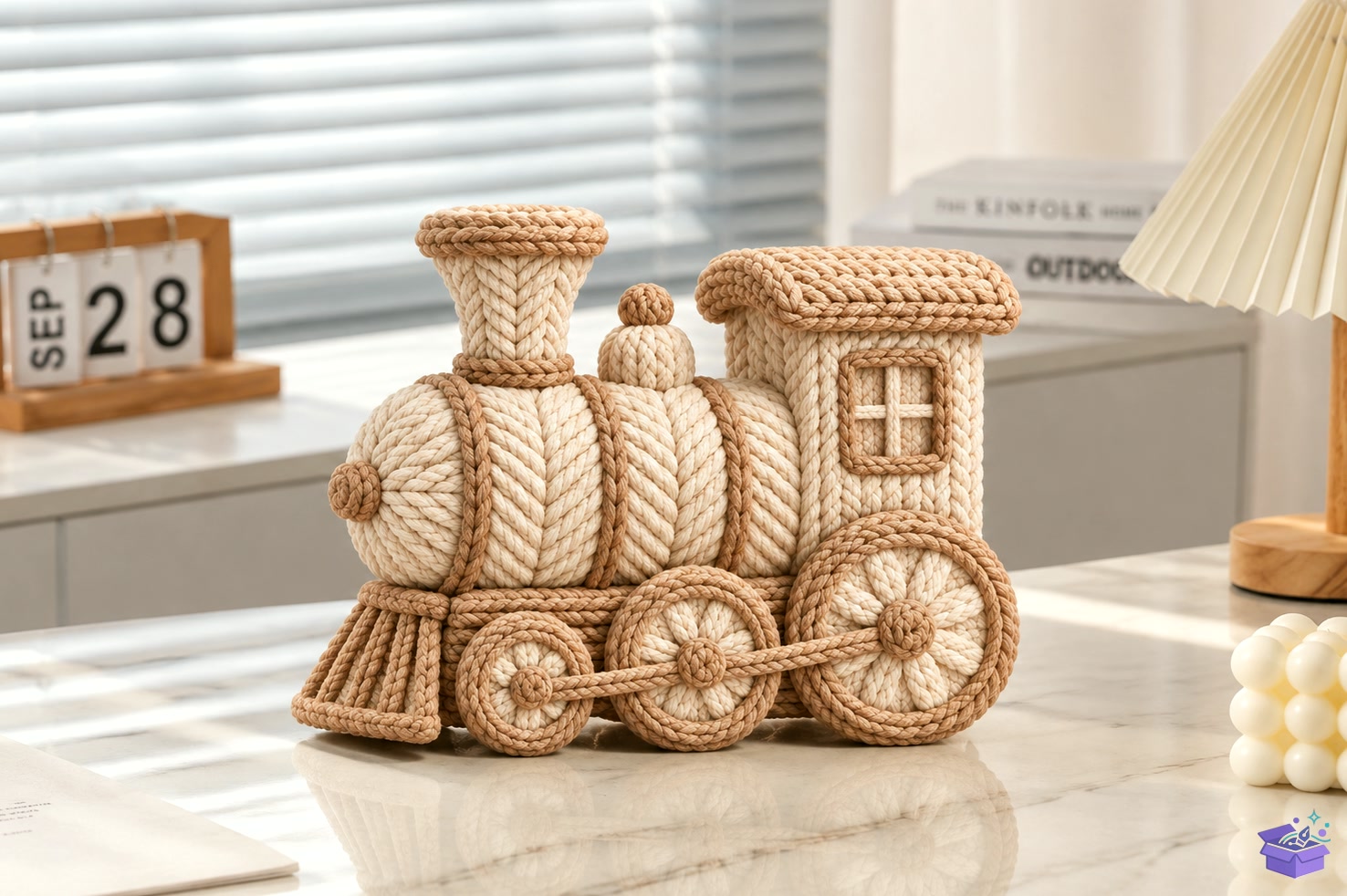 Knitted Yılbaşı Train STL Decor - 3D Baskı ve Model Dosyası (STL, OBJ, 3MF) - detaylı önizleme 4