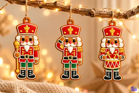 Yılbaşı Nutcracker Süs 3D STL - 3D Baskı ve Model Dosyası (STL, OBJ, 3MF) - 3D Baskı  İndir (STL, OBJ, 3MF)