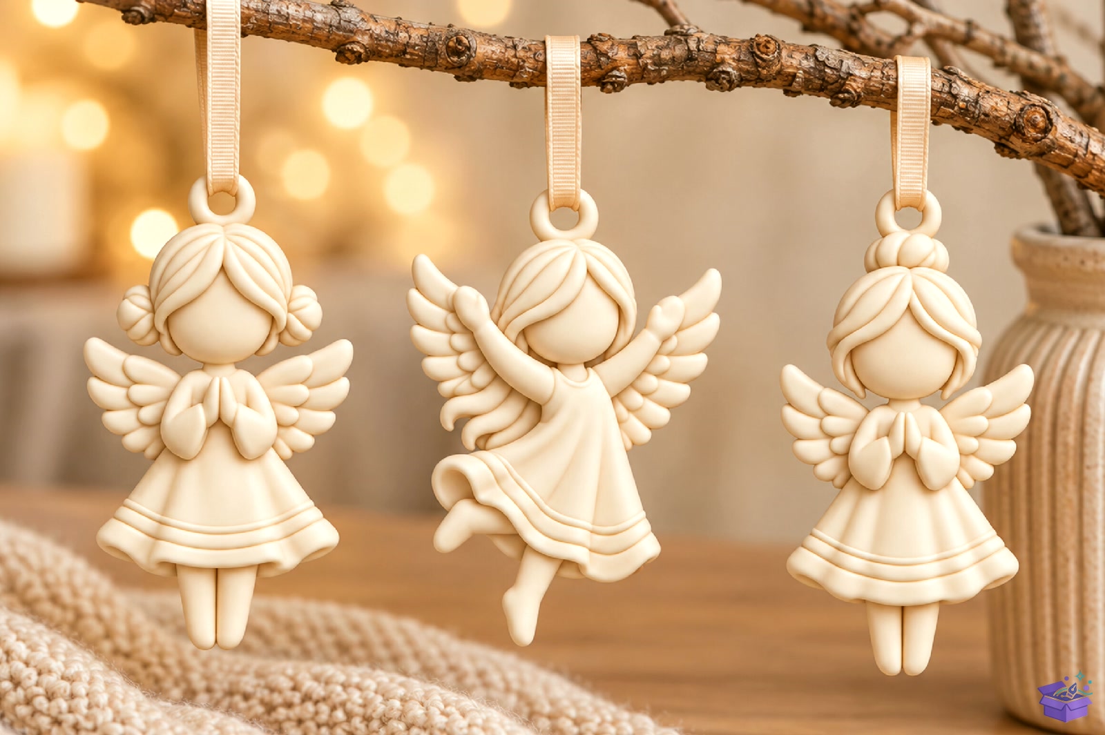 Angel Süs STL - 3D Baskı ve Model Dosyası (STL, OBJ, 3MF) - detaylı önizleme 2