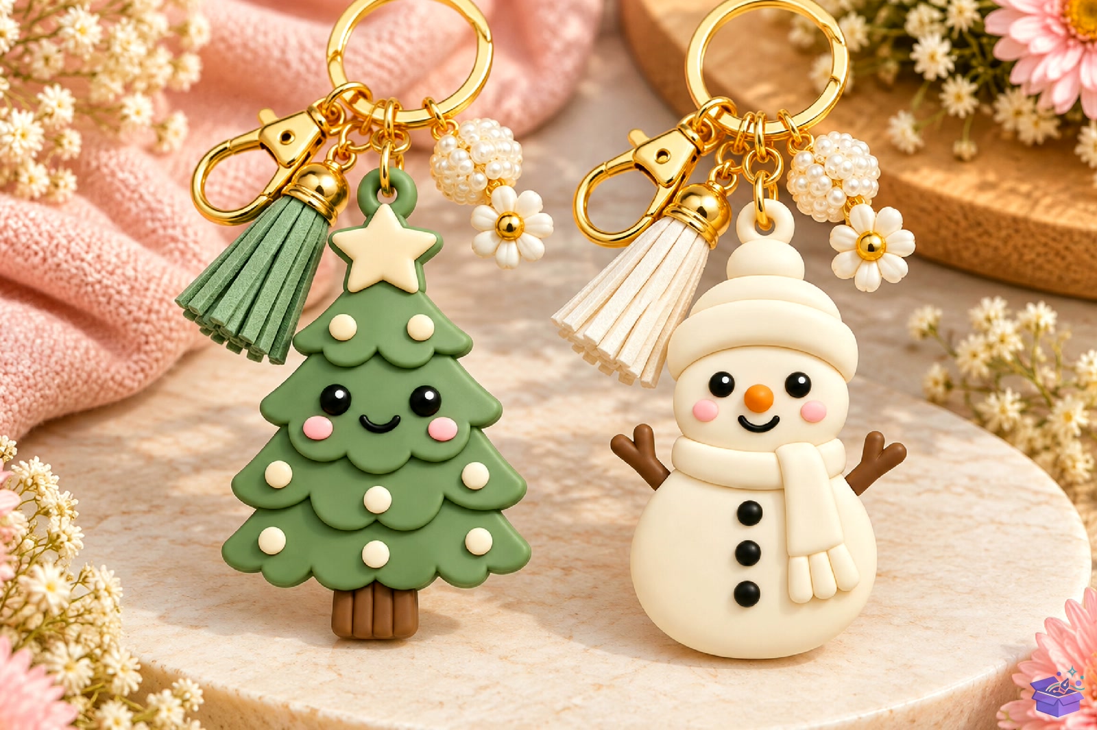 Yılbaşı Ağacı And Snowman Anahtarlık STL - 3D Baskı ve Model Dosyası (STL, OBJ, 3MF) - detaylı önizleme 2