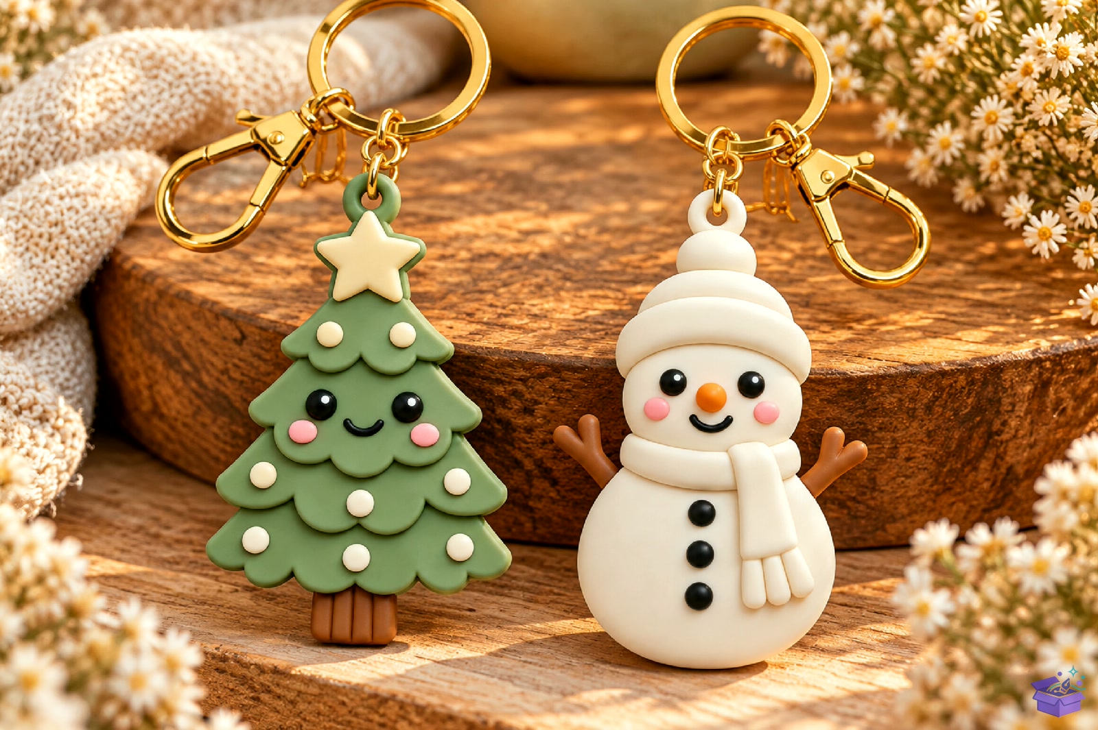 Yılbaşı Ağacı And Snowman Anahtarlık STL - 3D Baskı ve Model Dosyası (STL, OBJ, 3MF) - detaylı önizleme 4