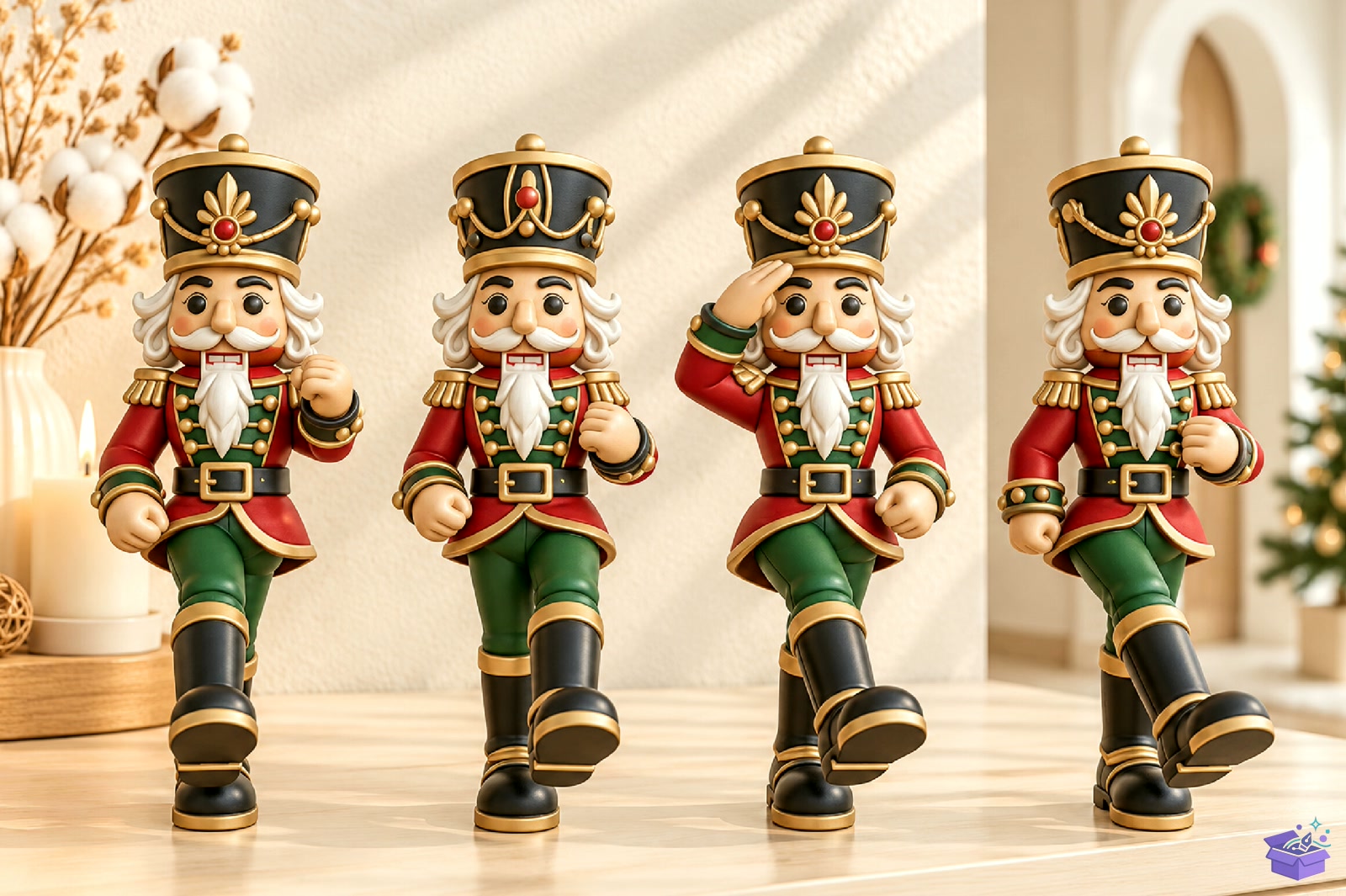Yılbaşı Nutcracker 3D Baskı Model - 3D Baskı ve Model Dosyası (STL, OBJ, 3MF) - detaylı önizleme 2