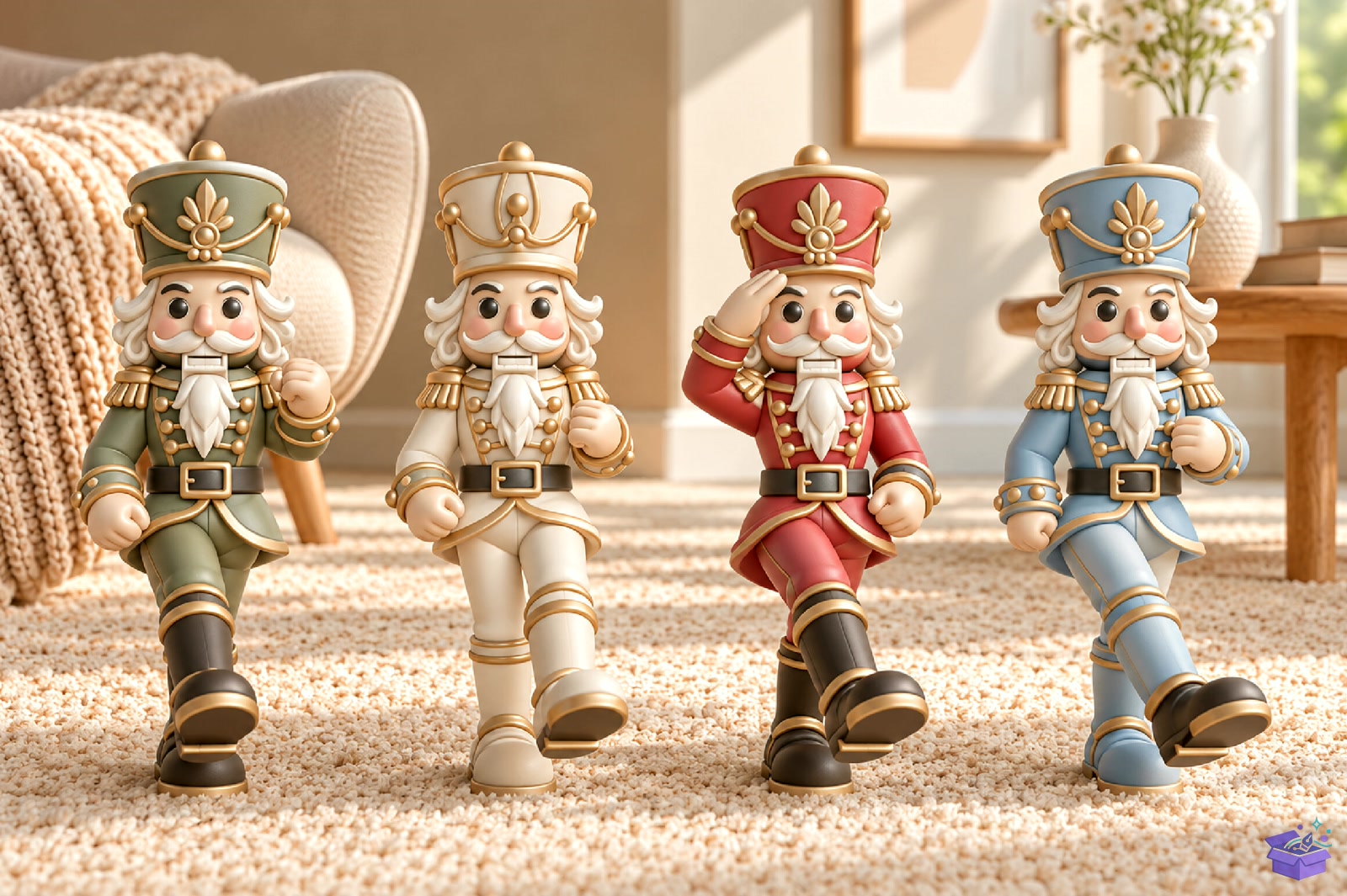 Yılbaşı Nutcracker 3D Baskı Model - 3D Baskı ve Model Dosyası (STL, OBJ, 3MF) - detaylı önizleme 5
