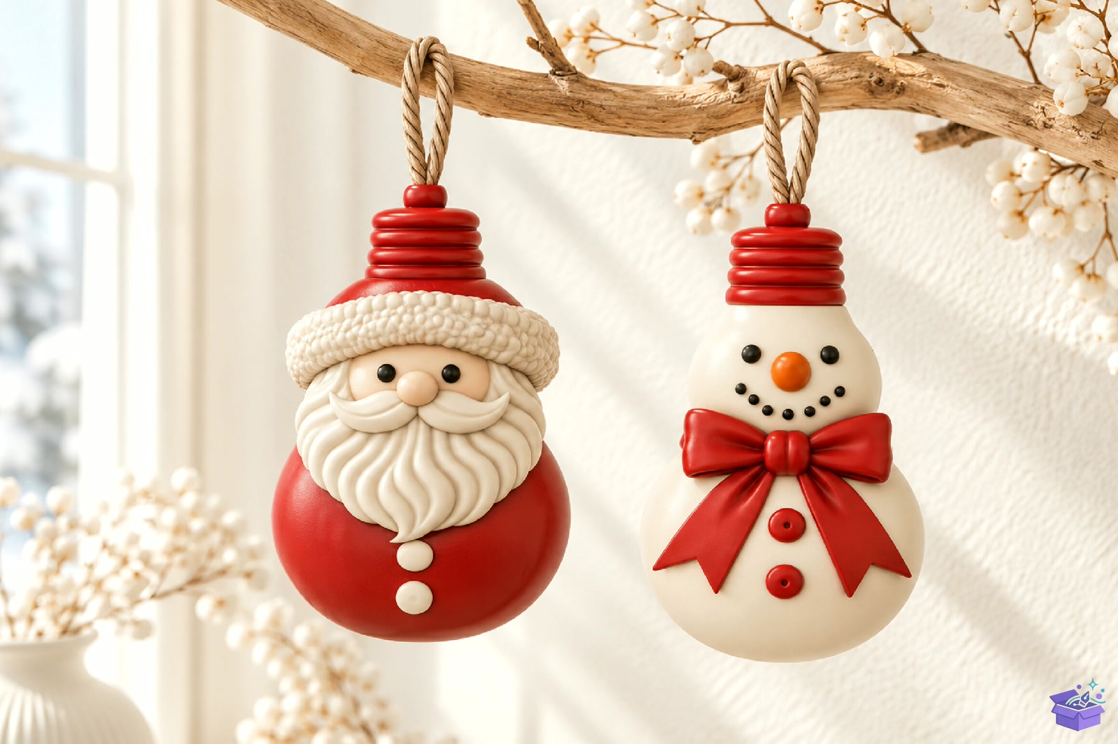 Santa And Snowman Süs 3D STL File - 3D Baskı ve Model Dosyası (STL, OBJ, 3MF) - detaylı önizleme 3