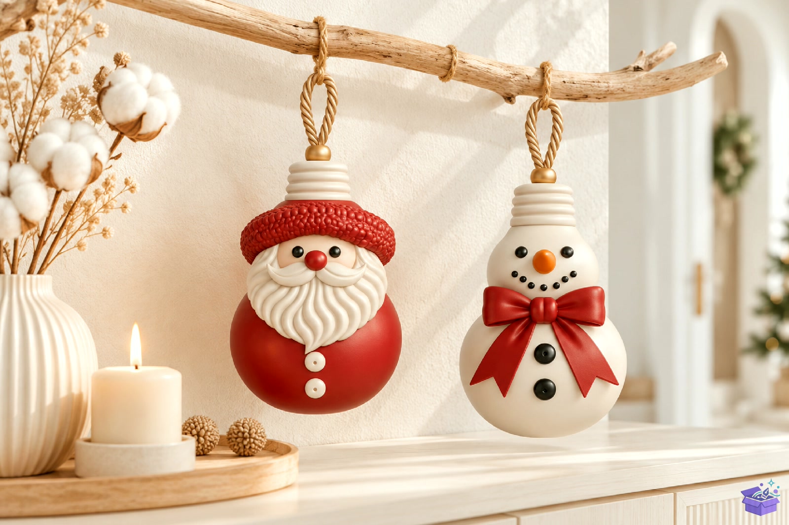 Santa And Snowman Süs 3D STL File - 3D Baskı ve Model Dosyası (STL, OBJ, 3MF) - detaylı önizleme 4