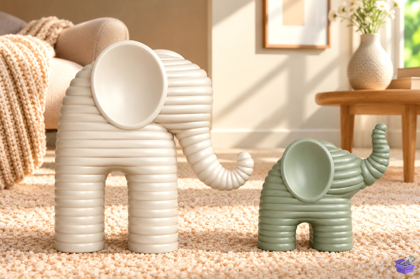 Minimalist Elephant Home Decor 3d STL - 3D Baskı ve Model Dosyası (STL, OBJ, 3MF) - detaylı önizleme 4