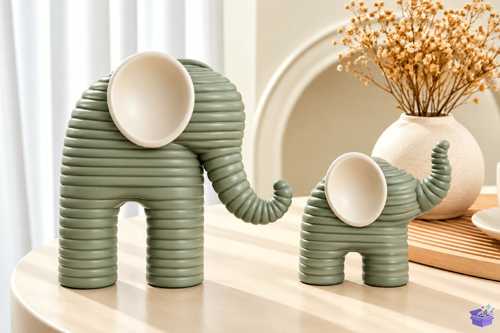 Minimalist Elephant Home Decor 3d STL - 3D Baskı ve Model Dosyası (STL, OBJ, 3MF) - detaylı önizleme 5