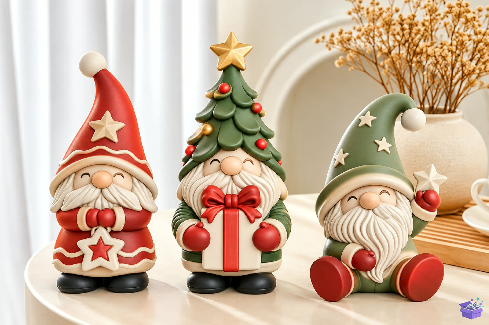 Yılbaşı Gnome 3D STL Printing Model - 3D Baskı ve Model Dosyası (STL, OBJ, 3MF) - detaylı önizleme 2