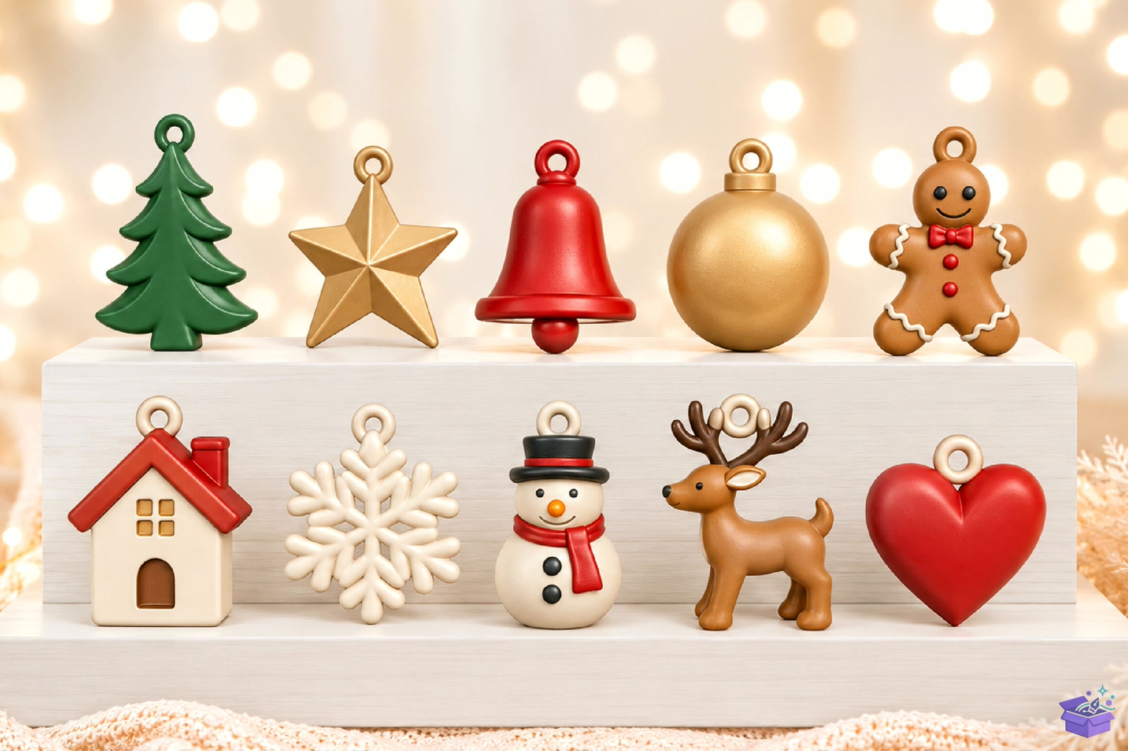 Yılbaşı Ağaç Süsü 3D Decorations STL Se - 3D Baskı ve Model Dosyası (STL, OBJ, 3MF) - detaylı önizleme 3