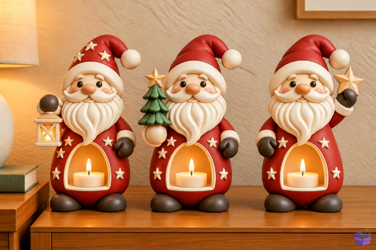 Santa Claus Mumluk STL - 3D Baskı ve Model Dosyası (STL, OBJ, 3MF) - detaylı önizleme 2