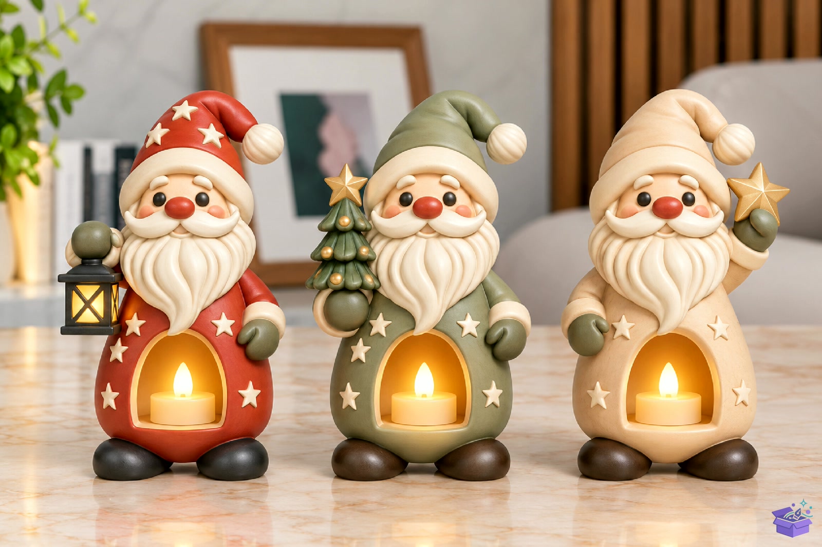 Santa Claus Mumluk STL - 3D Baskı ve Model Dosyası (STL, OBJ, 3MF) - detaylı önizleme 3