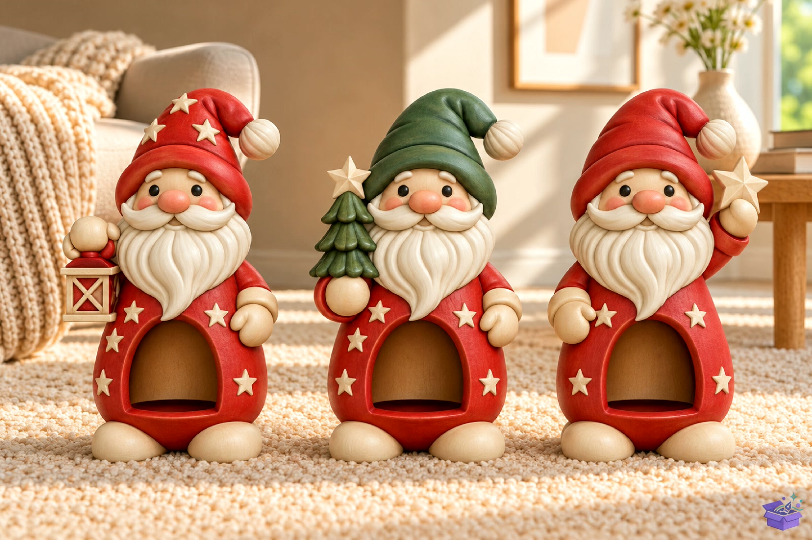 Santa Claus Mumluk STL - 3D Baskı ve Model Dosyası (STL, OBJ, 3MF) - detaylı önizleme 4