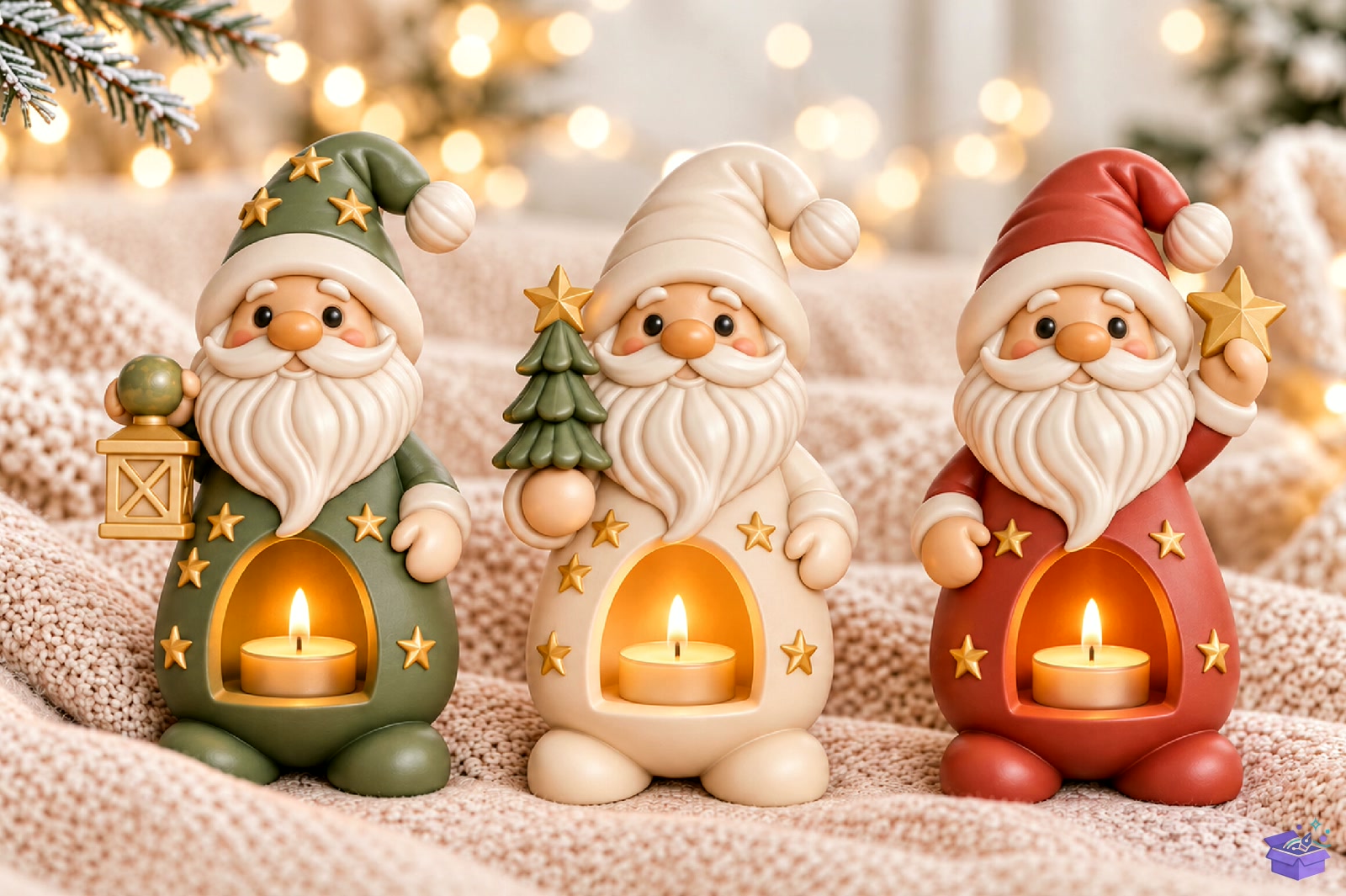 Santa Claus Mumluk STL - 3D Baskı ve Model Dosyası (STL, OBJ, 3MF) - detaylı önizleme 5
