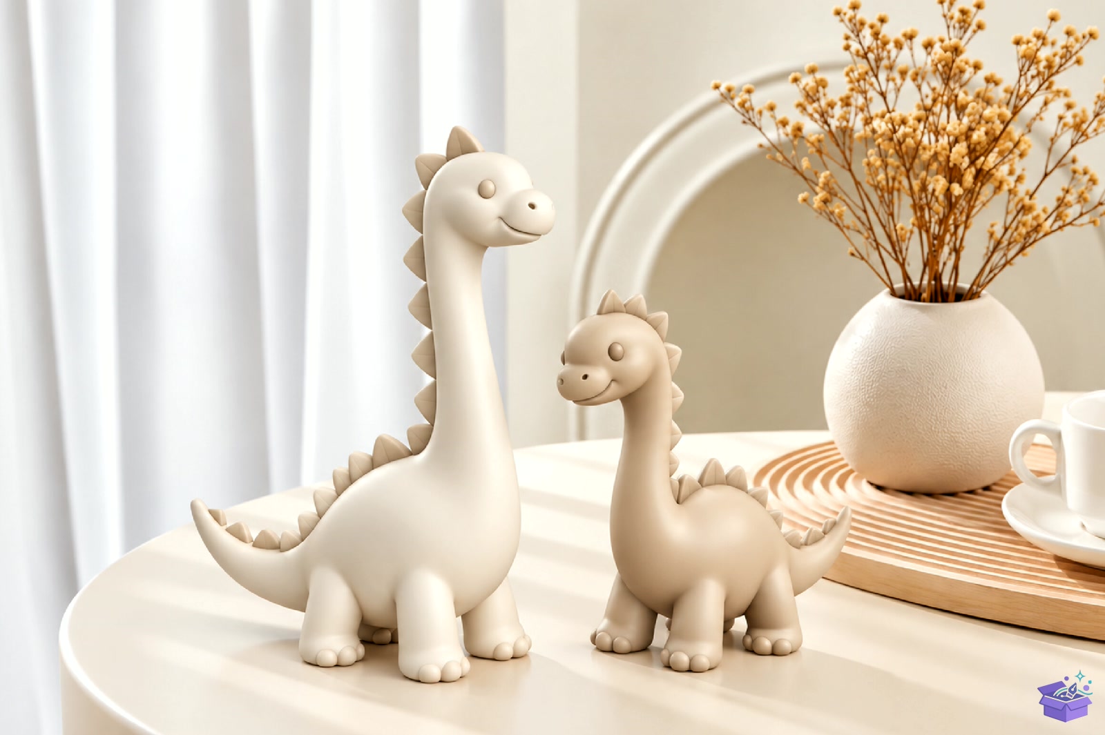 3D Cute Dinosaur Nursery Decoration STL - 3D Baskı ve Model Dosyası (STL, OBJ, 3MF) - detaylı önizleme 3