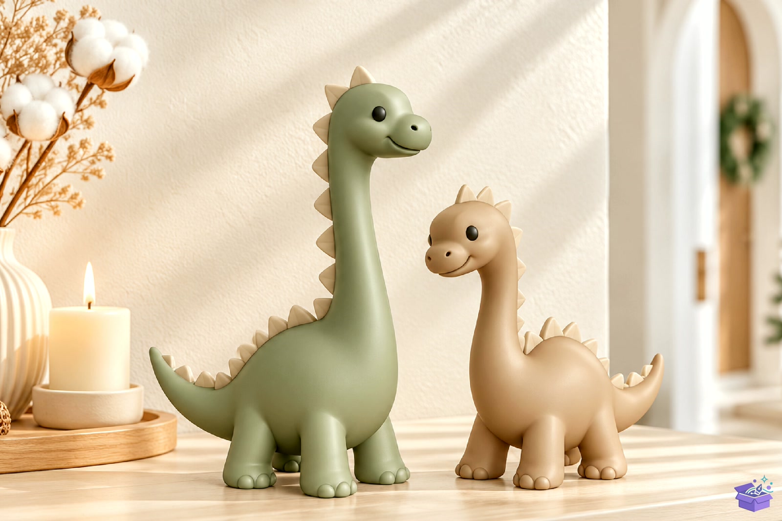 3D Cute Dinosaur Nursery Decoration STL - 3D Baskı ve Model Dosyası (STL, OBJ, 3MF) - detaylı önizleme 5