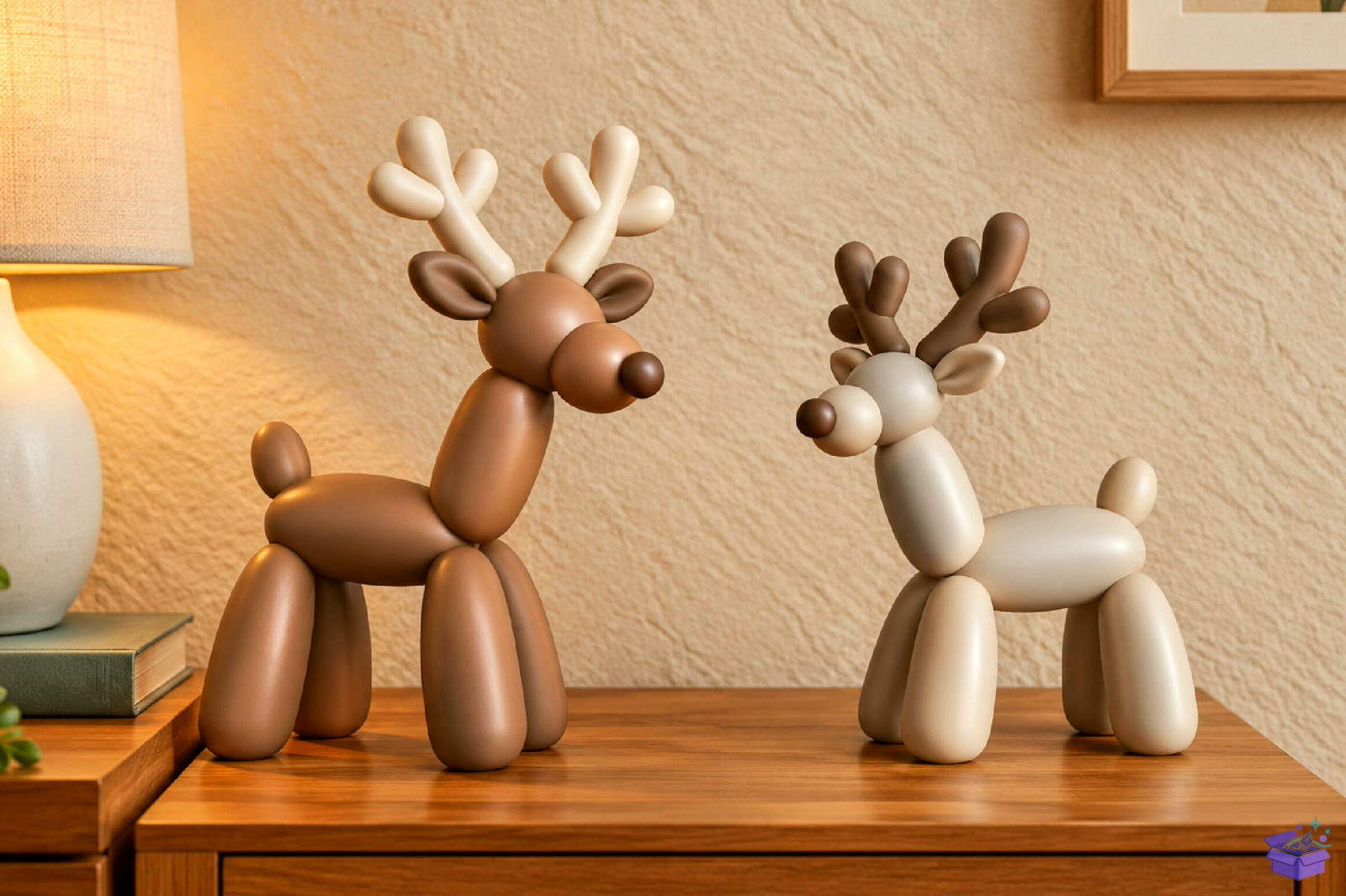 Cute Balloon Ren Geyiği 3D Baskı Model - 3D Baskı ve Model Dosyası (STL, OBJ, 3MF) - detaylı önizleme 2