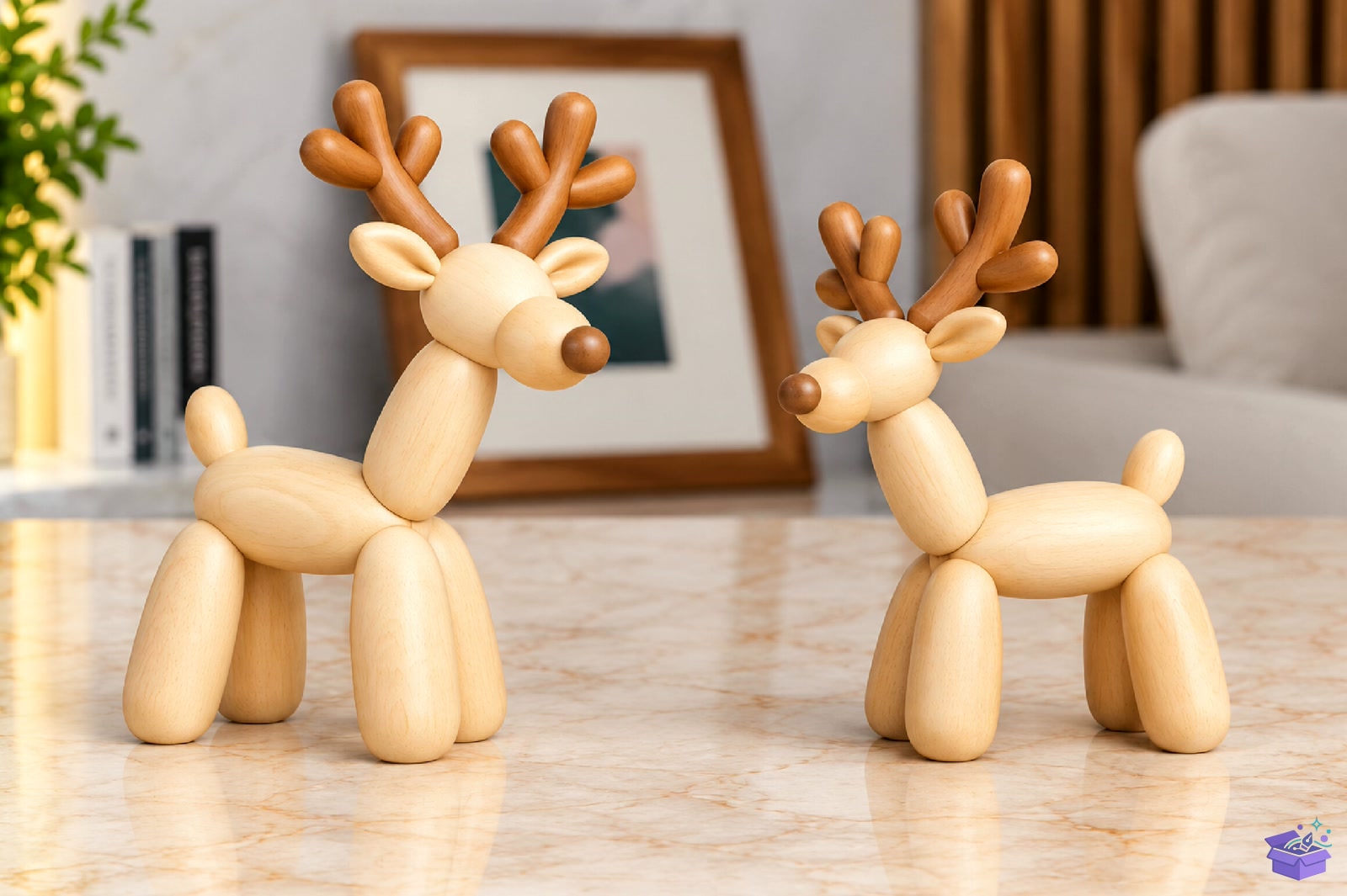 Cute Balloon Ren Geyiği 3D Baskı Model - 3D Baskı ve Model Dosyası (STL, OBJ, 3MF) - detaylı önizleme 3