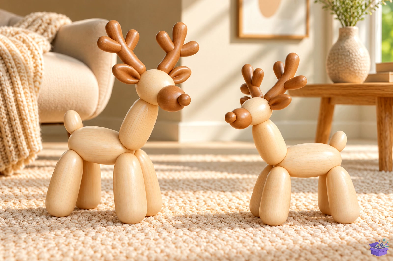Cute Balloon Ren Geyiği 3D Baskı Model - 3D Baskı ve Model Dosyası (STL, OBJ, 3MF) - detaylı önizleme 4