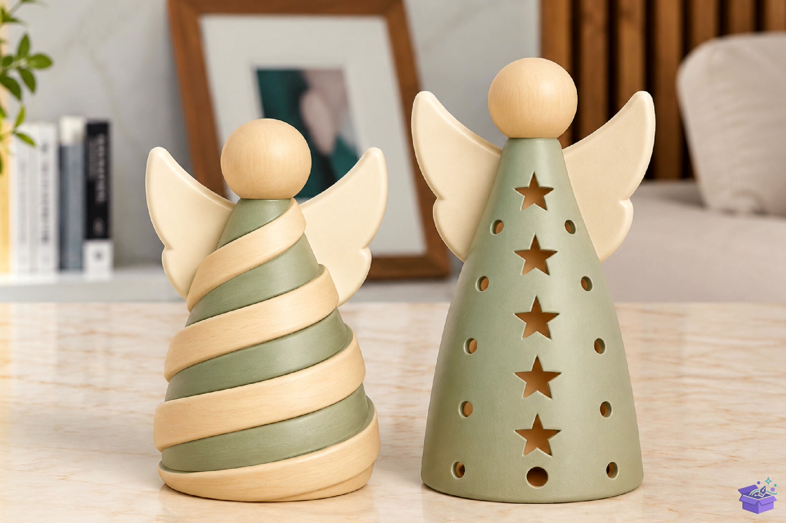 Yılbaşı Angel 3D Baskı Model STL - 3D Baskı ve Model Dosyası (STL, OBJ, 3MF) - detaylı önizleme 4