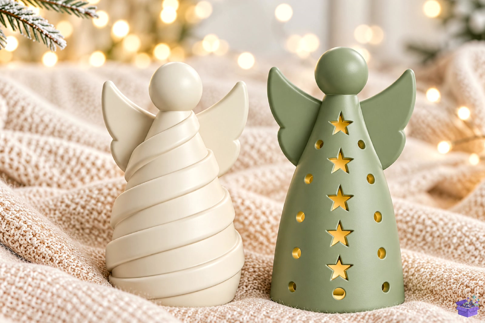Yılbaşı Angel 3D Baskı Model STL - 3D Baskı ve Model Dosyası (STL, OBJ, 3MF) - detaylı önizleme 5