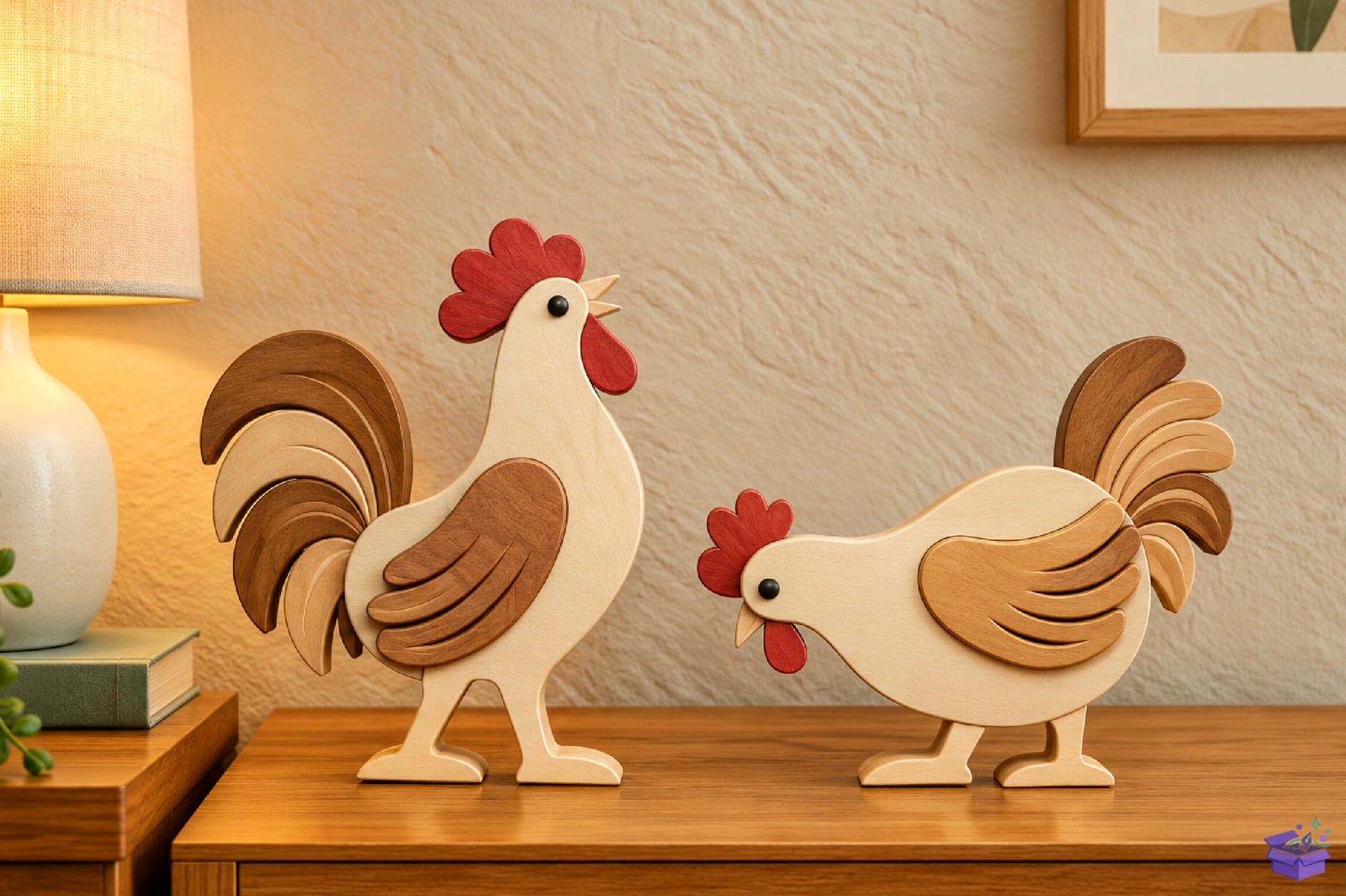 Farm Chicken STL File - 3D Baskı ve Model Dosyası (STL, OBJ, 3MF) - detaylı önizleme 2