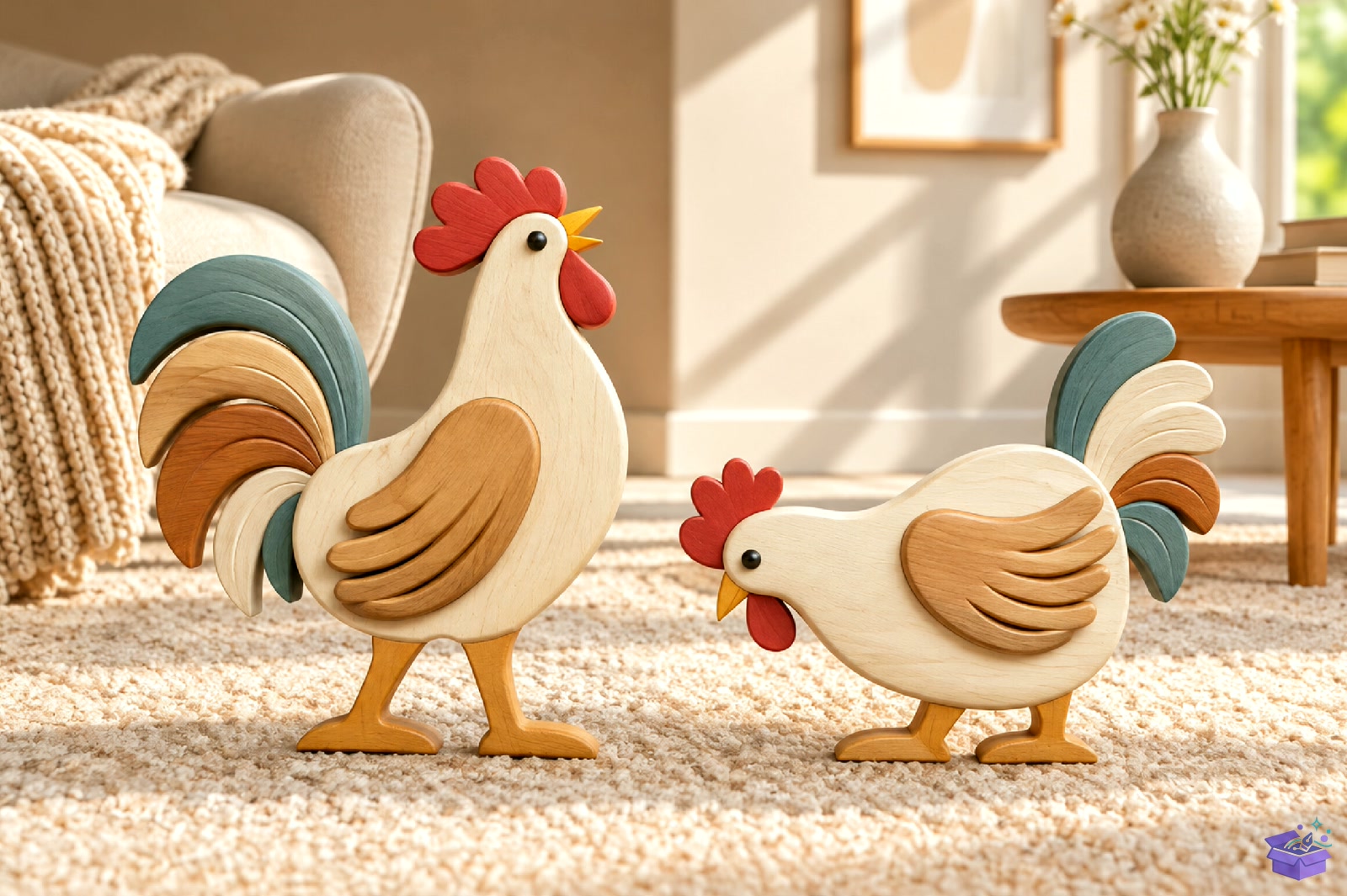 Farm Chicken STL File - 3D Baskı ve Model Dosyası (STL, OBJ, 3MF) - detaylı önizleme 4