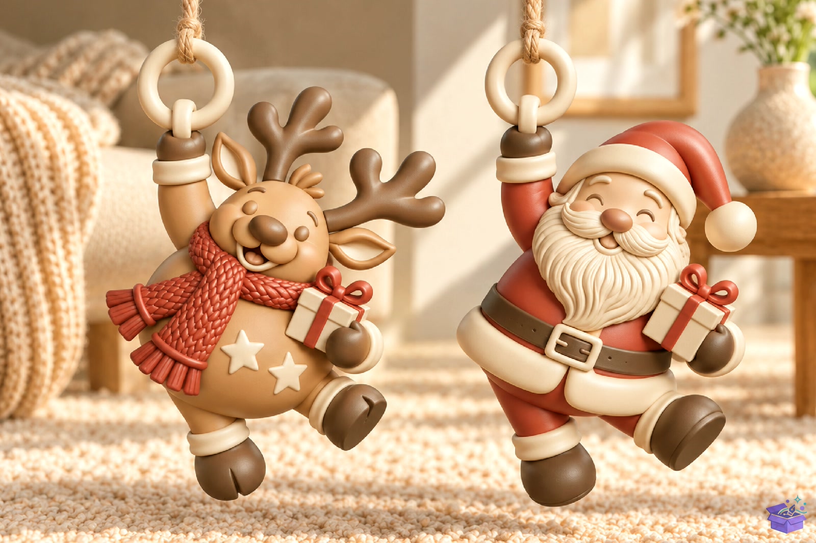 Yılbaşı Hanging Decor 3D STL Model - 3D Baskı ve Model Dosyası (STL, OBJ, 3MF) - detaylı önizleme 2
