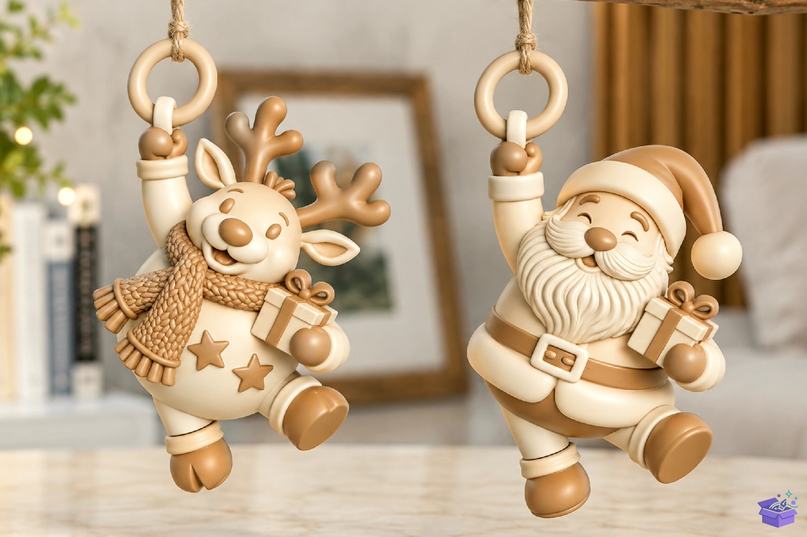 Yılbaşı Hanging Decor 3D STL Model - 3D Baskı ve Model Dosyası (STL, OBJ, 3MF) - detaylı önizleme 4