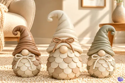 Yılbaşı Gnome Family Decor 3D STL - 3D Baskı ve Model Dosyası (STL, OBJ, 3MF) - 3D Baskı  İndir (STL, OBJ, 3MF)