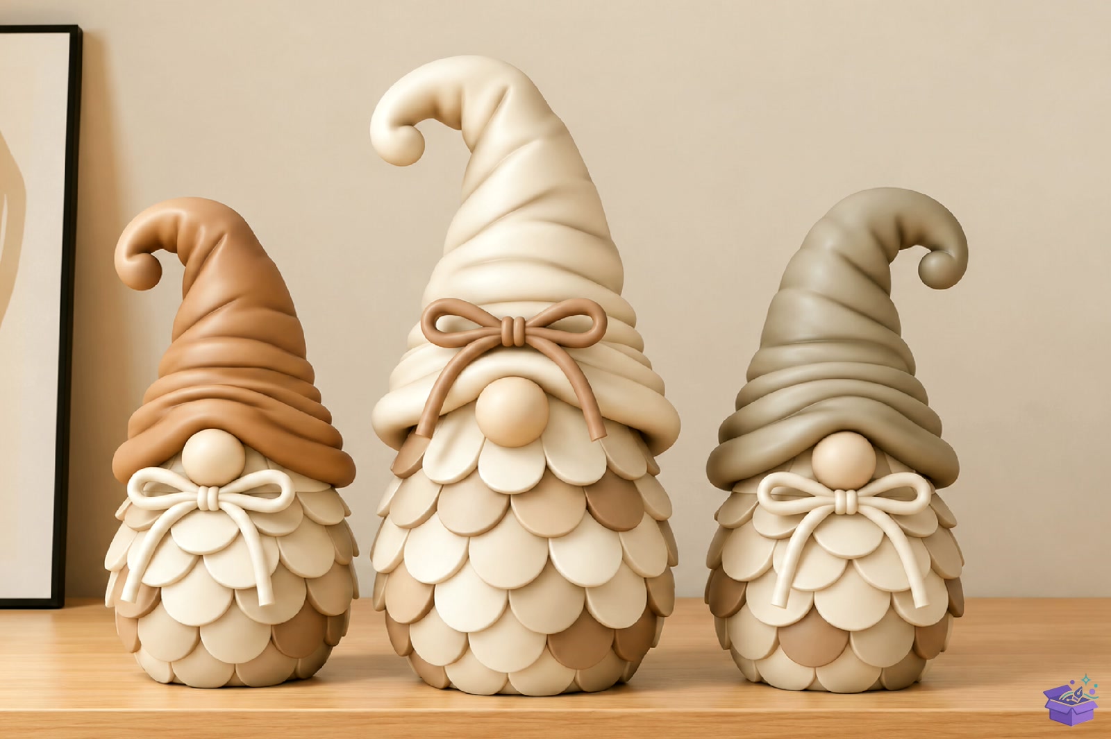 Yılbaşı Gnome Family Decor 3D STL - 3D Baskı ve Model Dosyası (STL, OBJ, 3MF) - detaylı önizleme 2