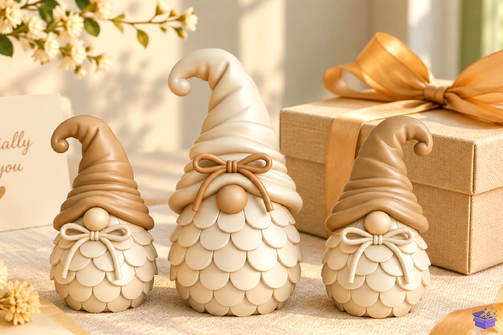 Yılbaşı Gnome Family Decor 3D STL - 3D Baskı ve Model Dosyası (STL, OBJ, 3MF) - detaylı önizleme 3
