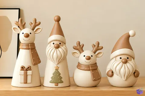 Yılbaşı Figurines 3D Baskı Model - 3D Baskı ve Model Dosyası (STL, OBJ, 3MF) - 3D Baskı  İndir (STL, OBJ, 3MF)