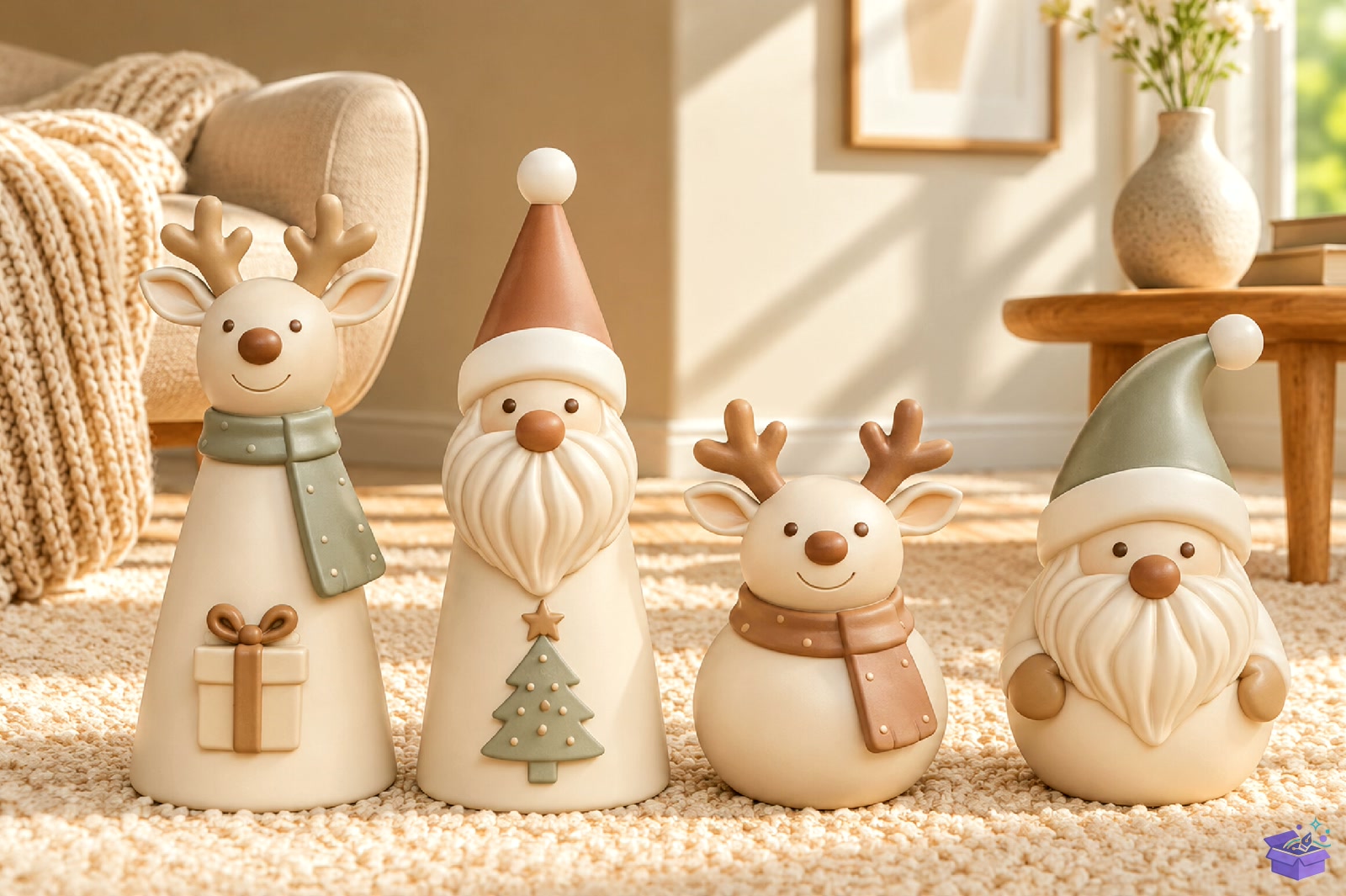 Yılbaşı Figurines 3D Baskı Model - 3D Baskı ve Model Dosyası (STL, OBJ, 3MF) - detaylı önizleme 4