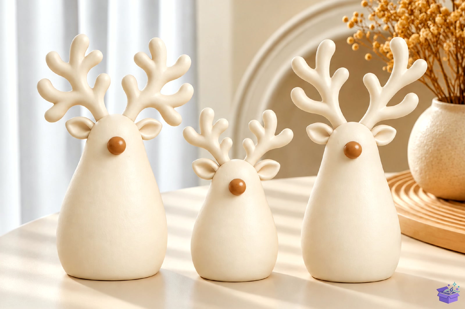 Ren Geyiği Family Yılbaşı Decor 3D Baskı - 3D Baskı ve Model Dosyası (STL, OBJ, 3MF) - detaylı önizleme 4