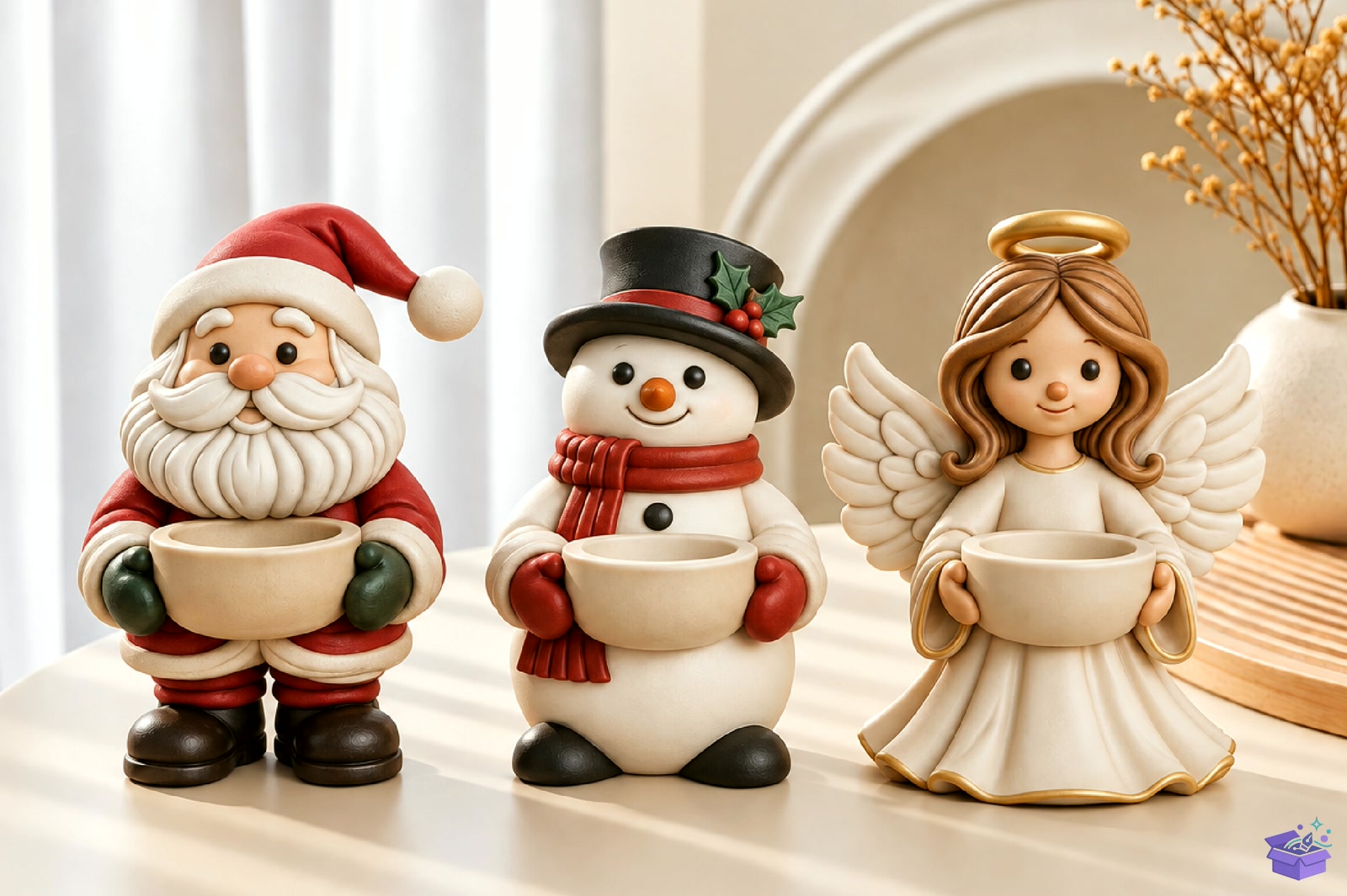 Yılbaşı Santa Snowman Angel 3D STL - 3D Baskı ve Model Dosyası (STL, OBJ, 3MF) - 3D Baskı  İndir (STL, OBJ, 3MF)
