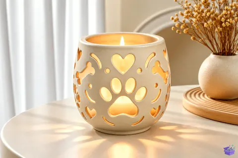 Köpek Paw Mumluk 3D Baskı Model - 3D Baskı ve Model Dosyası (STL, OBJ, 3MF) - 3D Baskı  İndir (STL, OBJ, 3MF)