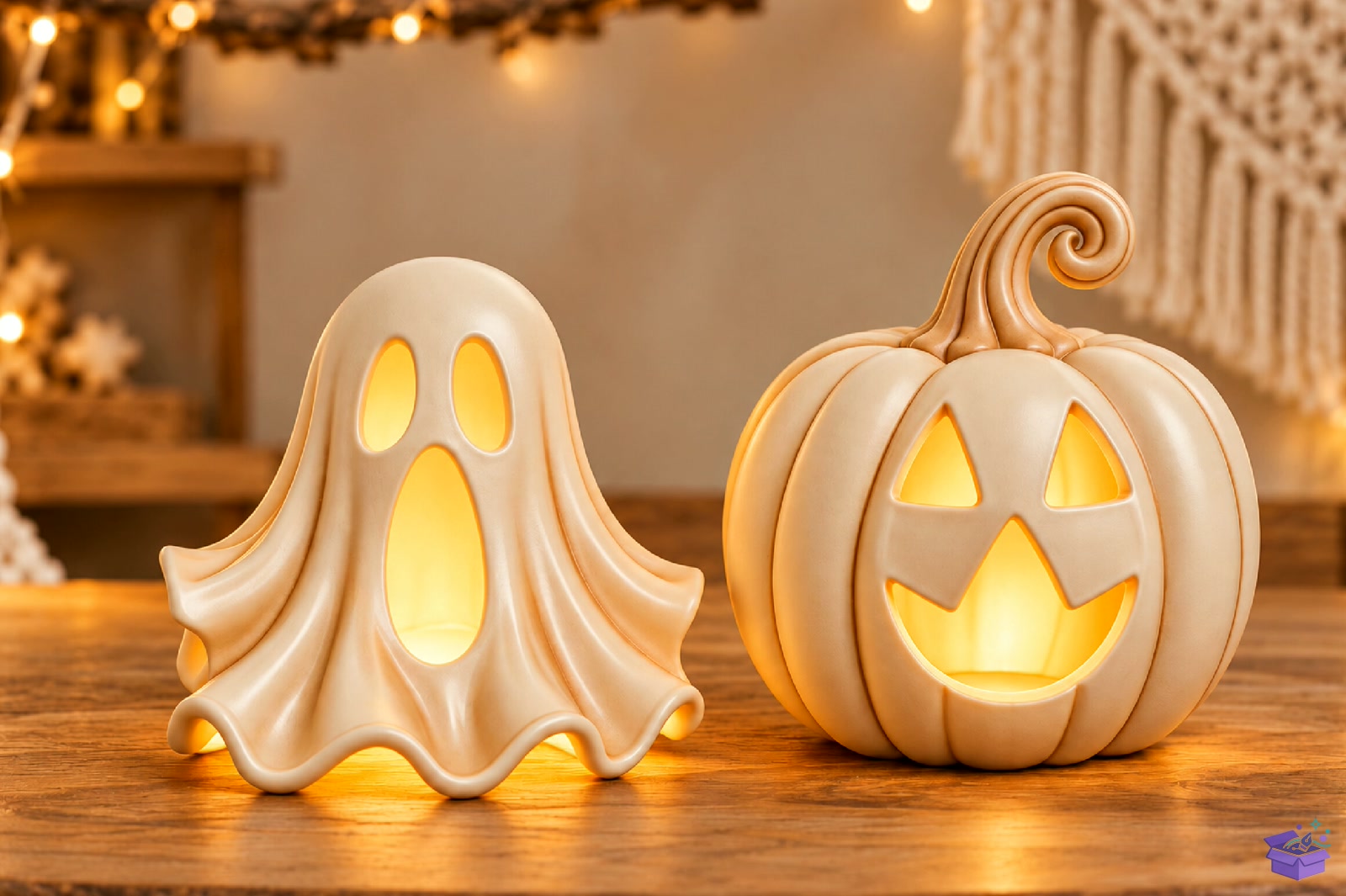 Cadılar Bayramı Ghost Pumpkin 3D STL Model - 3D Baskı ve Model Dosyası (STL, OBJ, 3MF) - detaylı önizleme 4